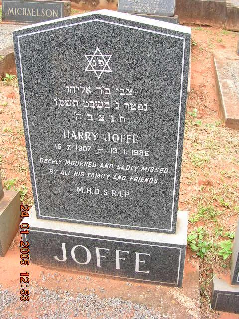 JOFFE Harry 1907-1986