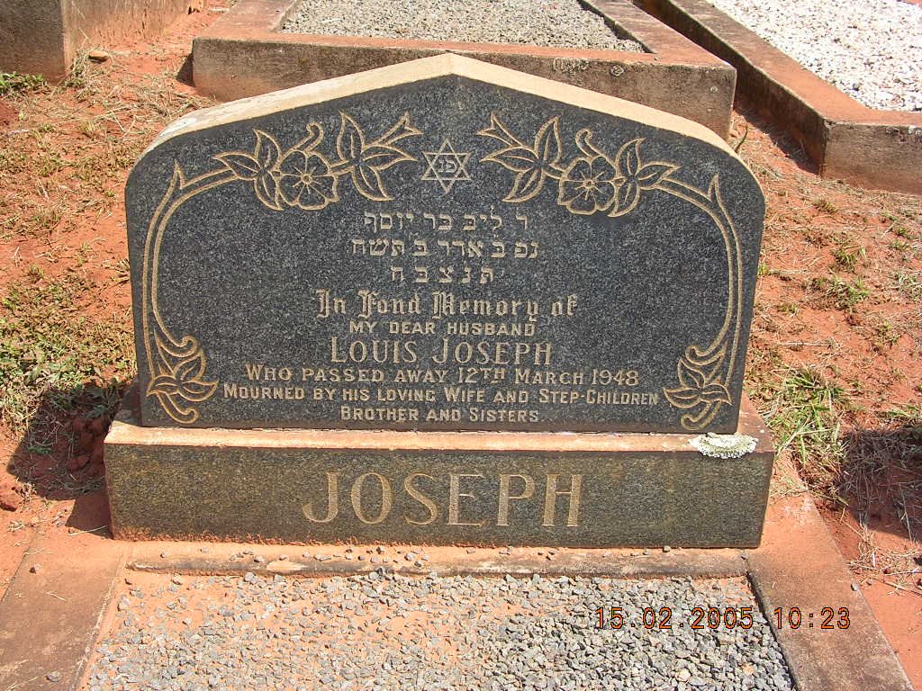 JOSEPH Louis -1948