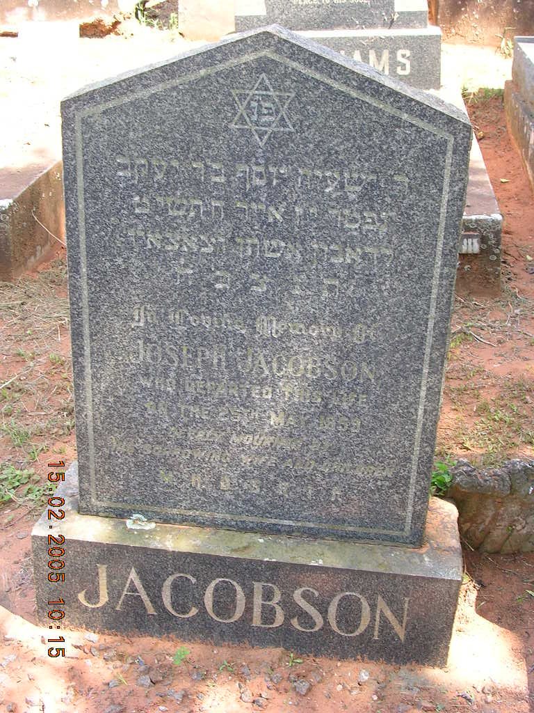 JACOBSON Joseph -1959
