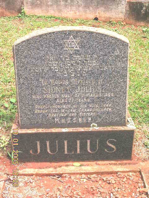 JULIUS Sidney -1956