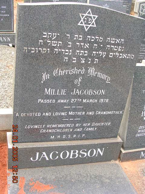 JACOBSON Millie -1978