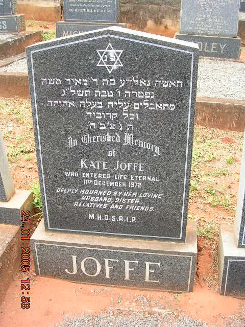 JOFFE Kate -1972