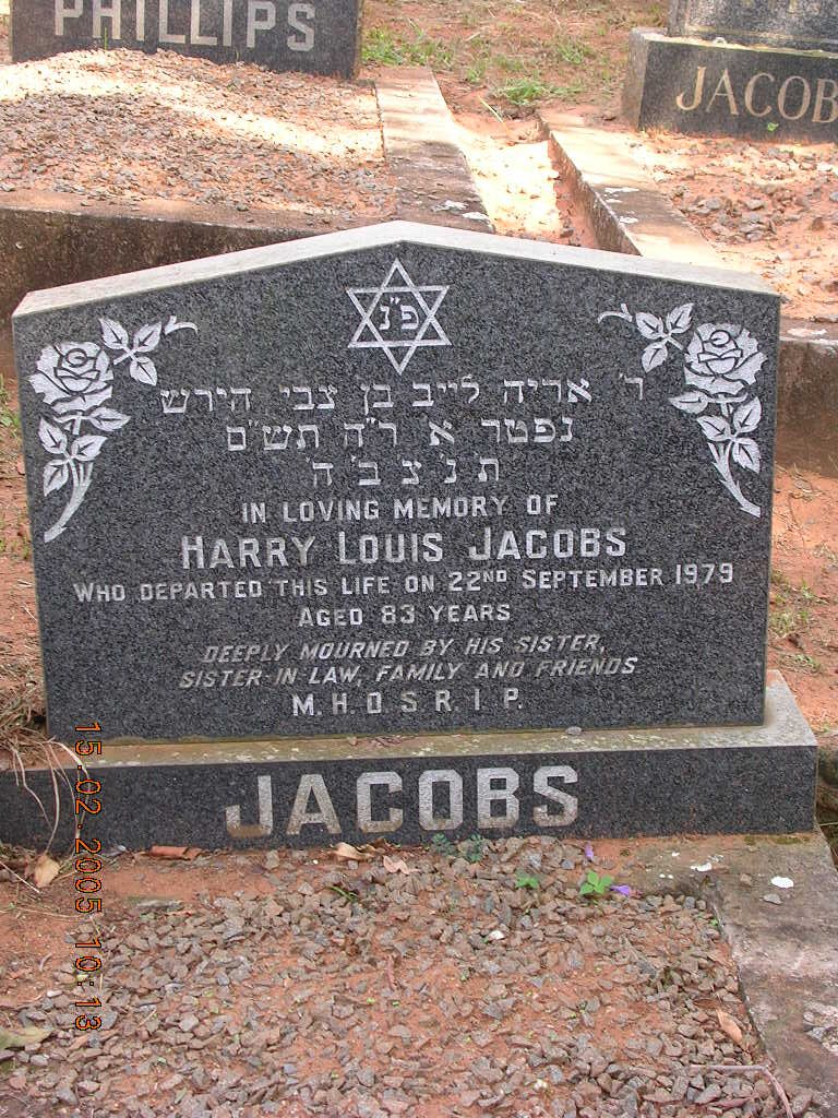 JACOBS Harry Louis -1979