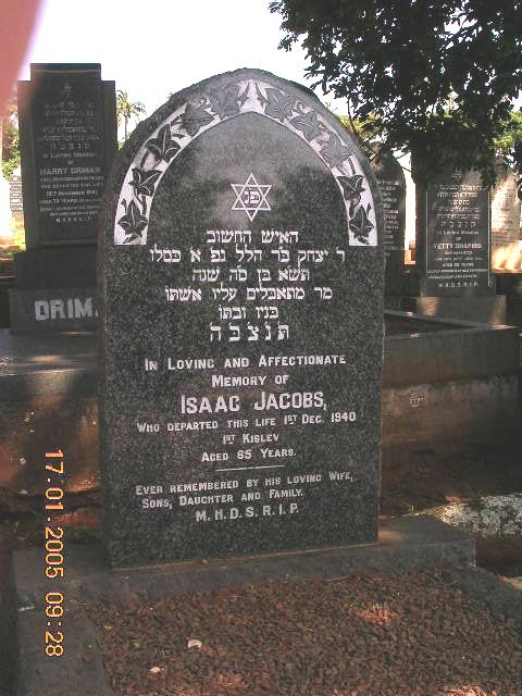 JACOBS Isaac -1940
