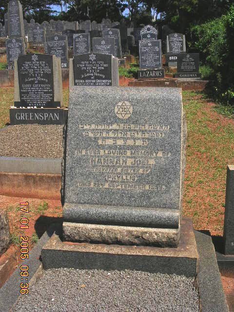 JOEL Hannah -195?