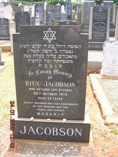 JACOBSON Rita -1972