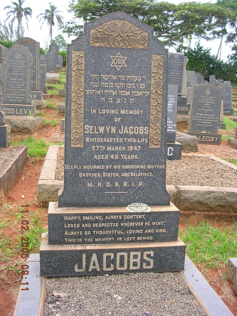 JACOBS Selwyn -1947