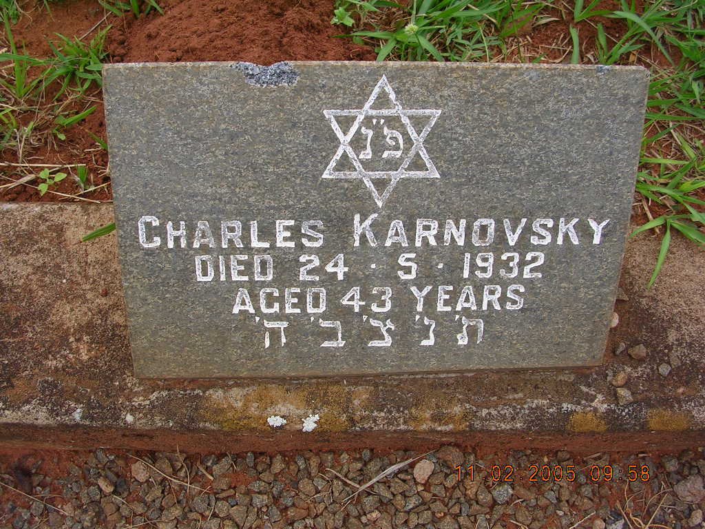 KARNOVSKY Charles -1932