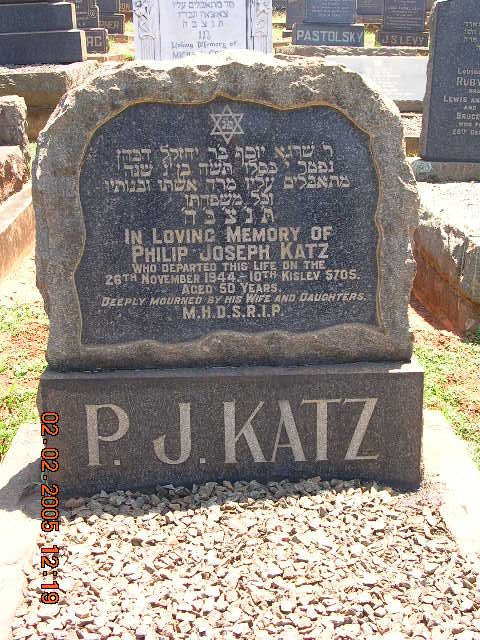 KATZ Philip Joseph -1944