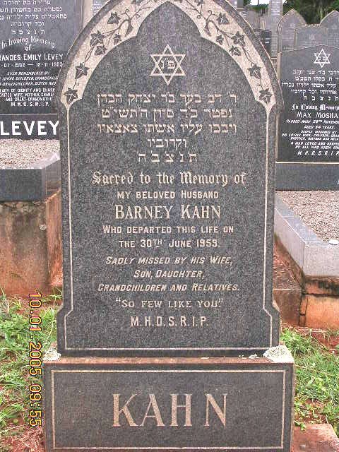 KAHN Barney -1959