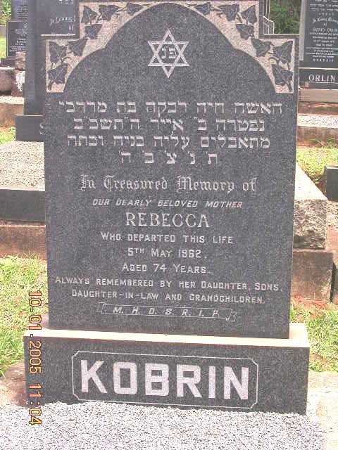 KOBRIN Rebecca -1962