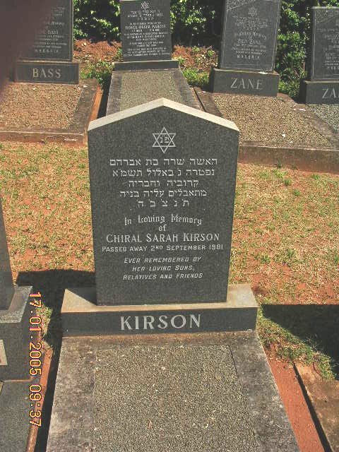 KIRSON Chiral Sarah -1981