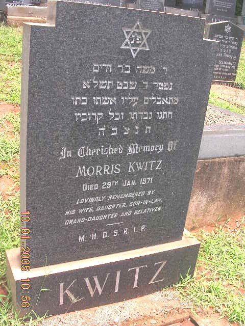 KWITZ Morris -1971