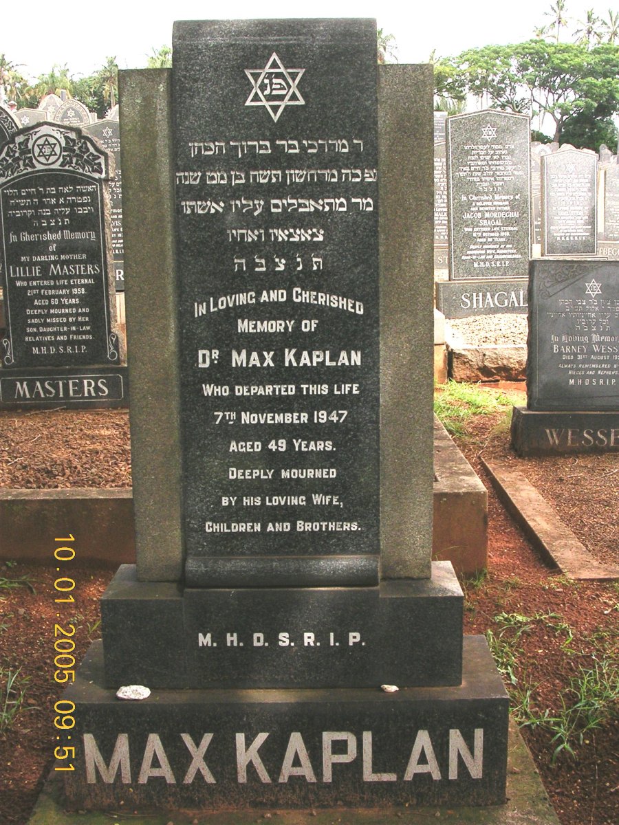 KAPLAN Max -1947
