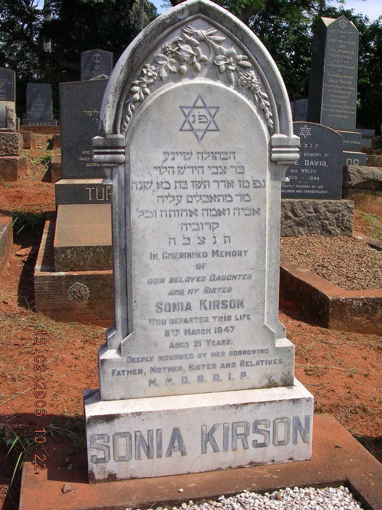 KIRSON Sonia -1947
