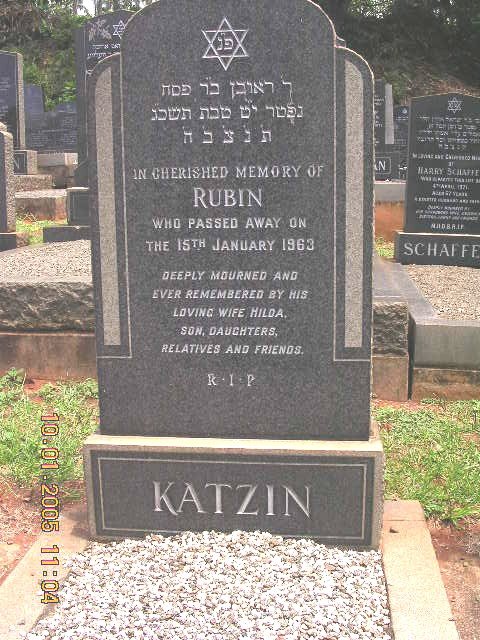 KATZIN Rubin -1963