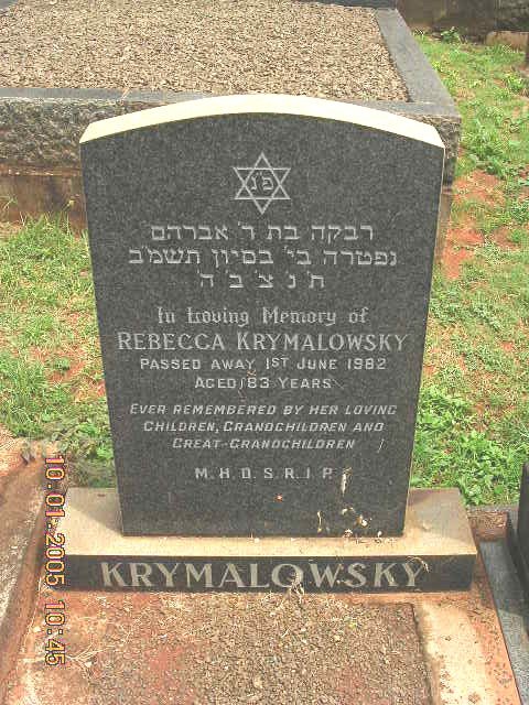 KRYMALOWSKY Rebecca -1982