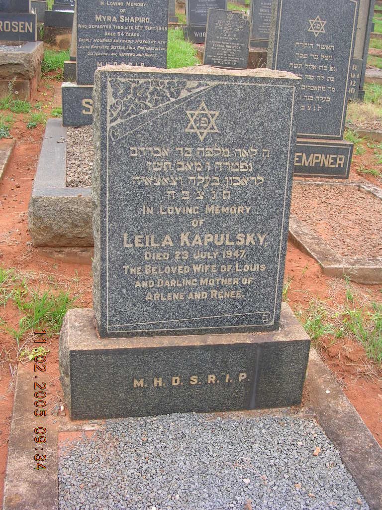KAPULSKY Leila -1947