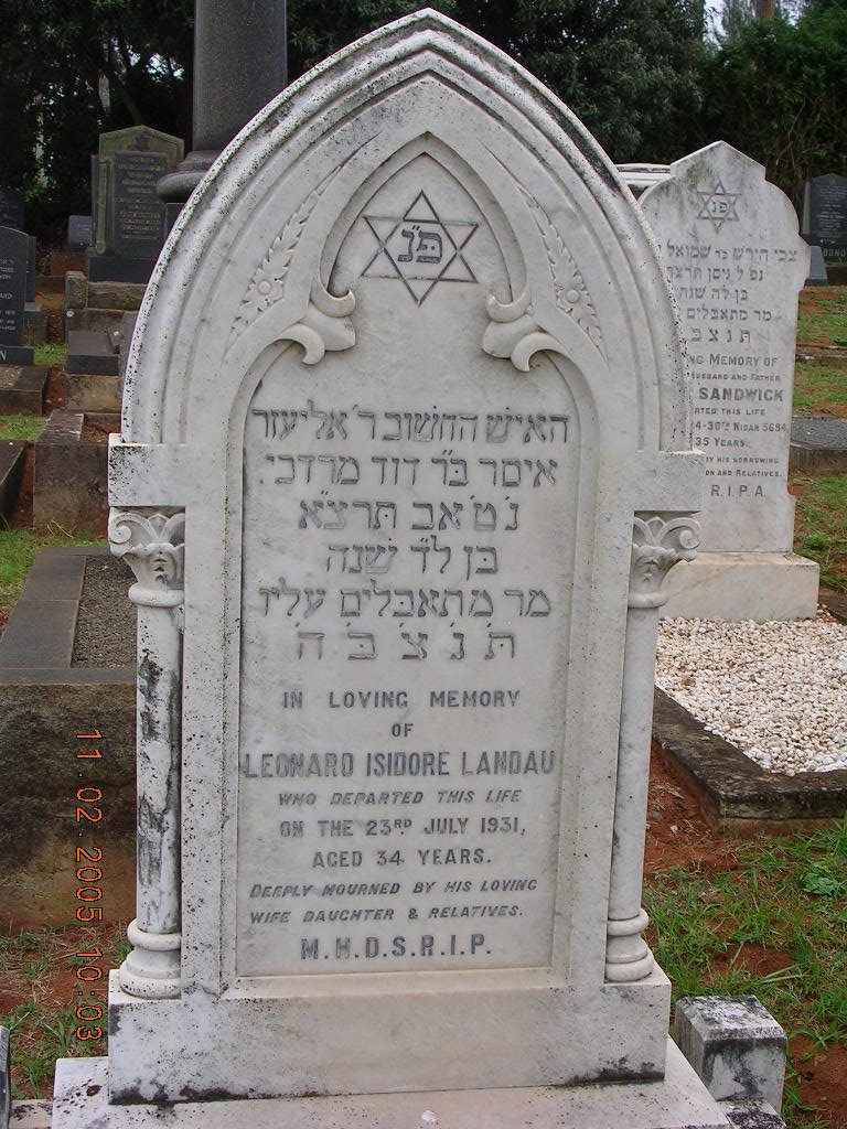 LANDAU Leonard Isidore -1931