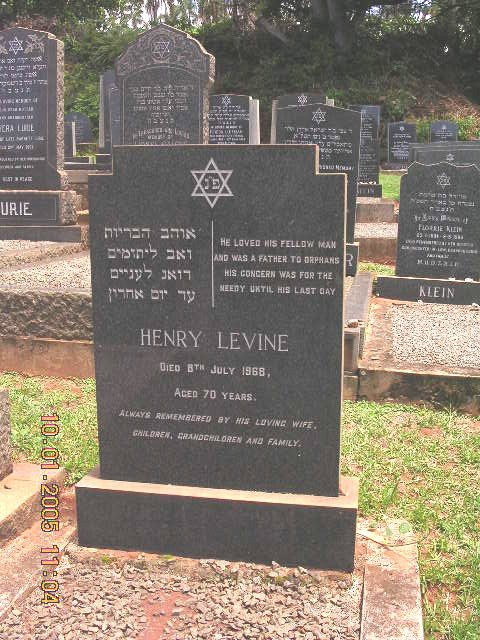 LEVINE Henry -1968