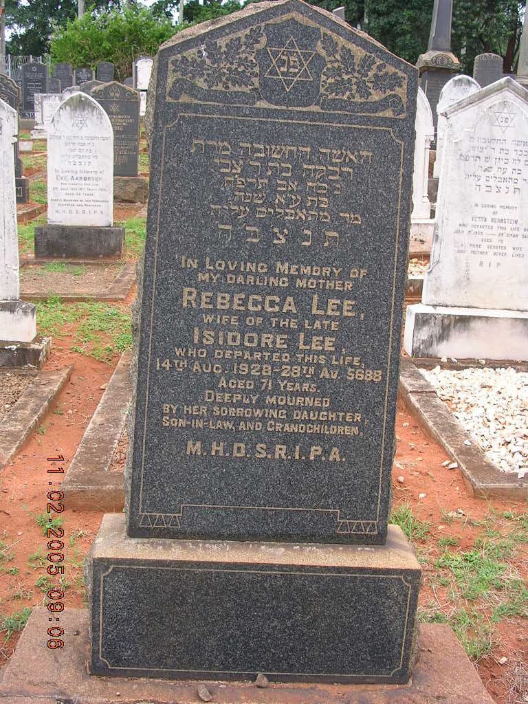 LEE Rebecca -1928