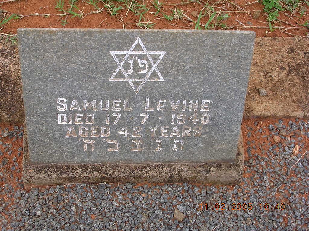 LEVINE Samuel -1940