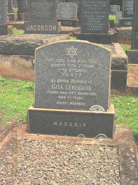 LEBEDEVA Gita -1961