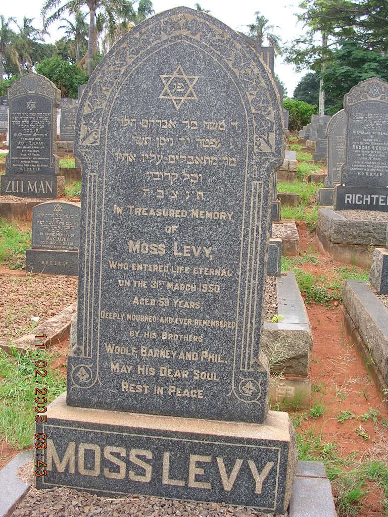 LEVY Moss -1950