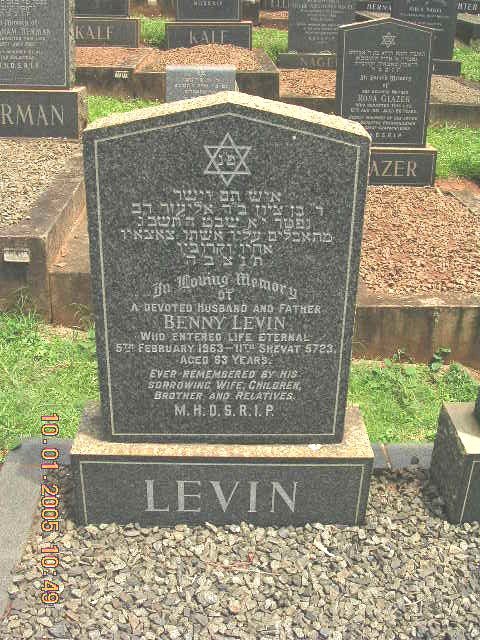 LEVIN Benny -1963