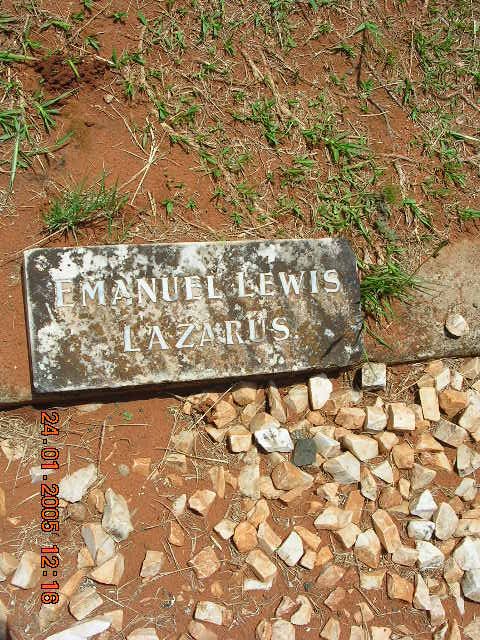 LAZARUS Emanuel Lewis