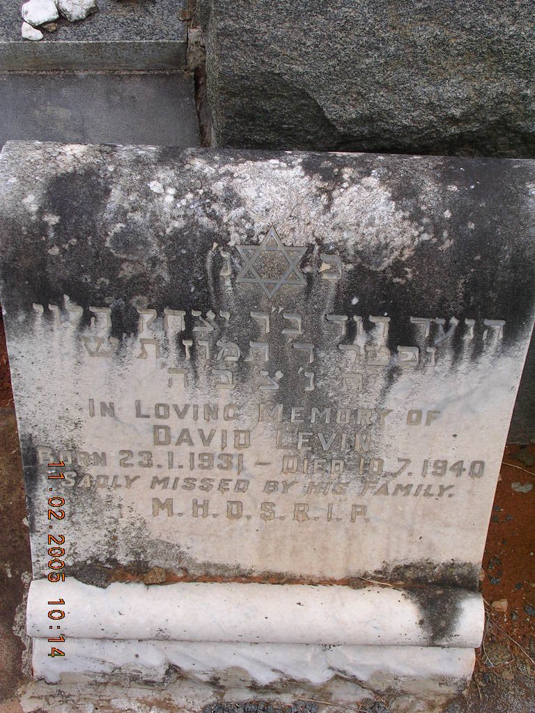 LEVIN David 1931-1940