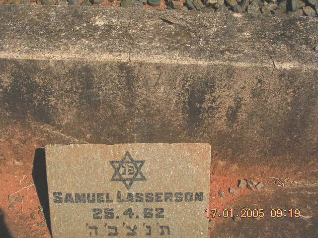 LASSERSON Samuel -1962