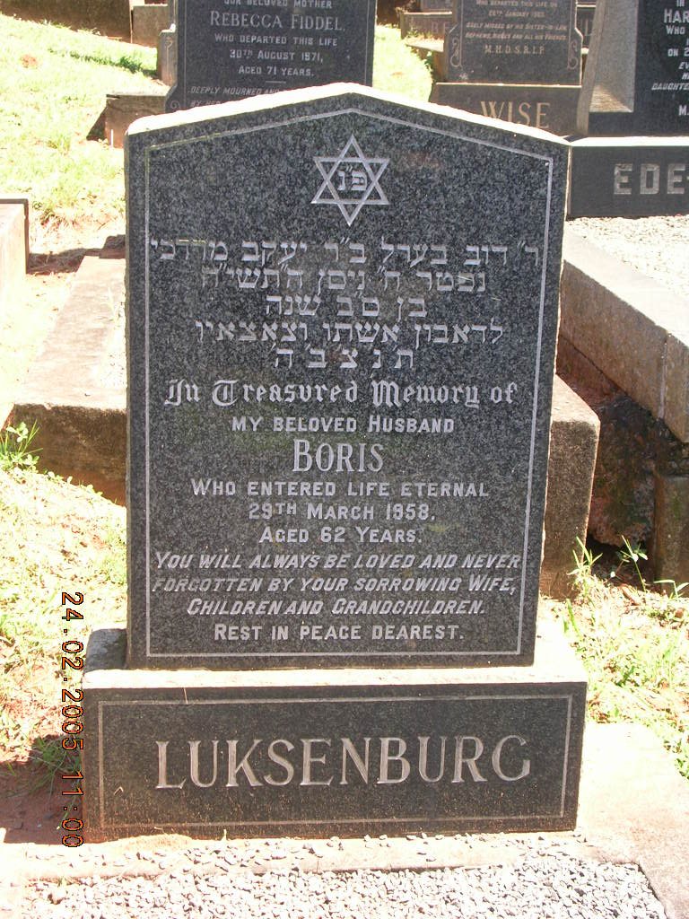LUKSENBURG Boris -1958