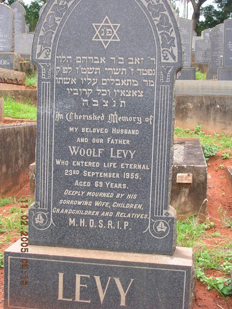 LEVY Woolf -1955