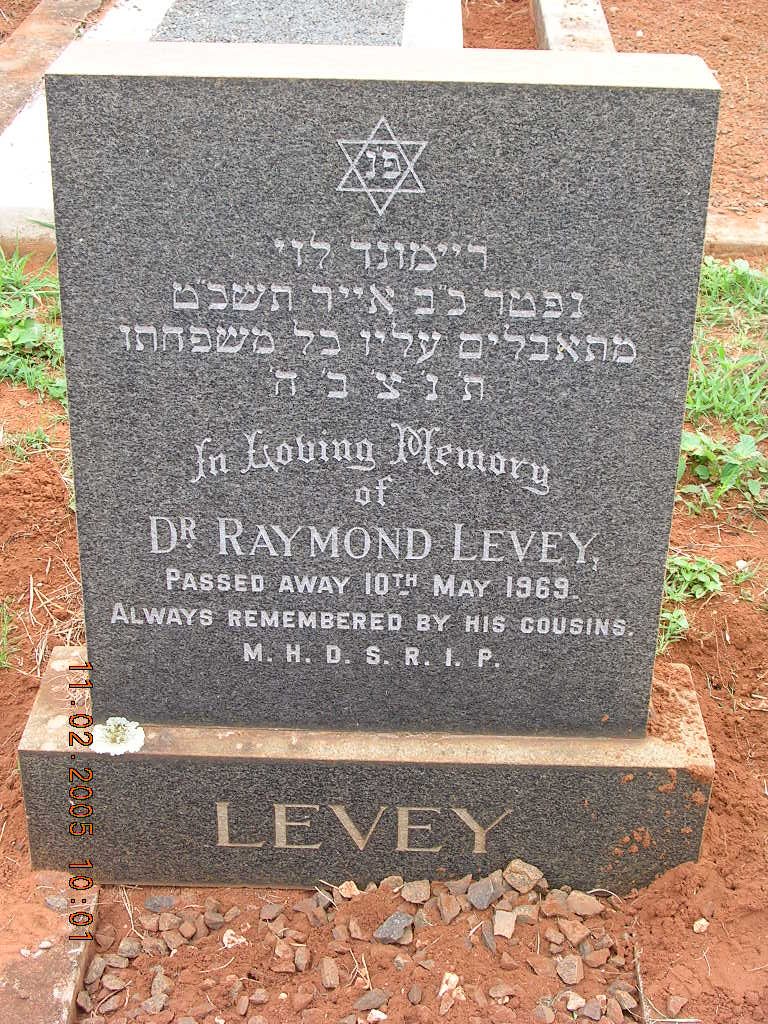 LEVEY Raymond -1969
