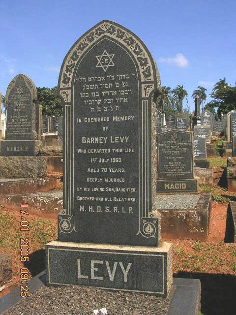 LEVY Barney -1963