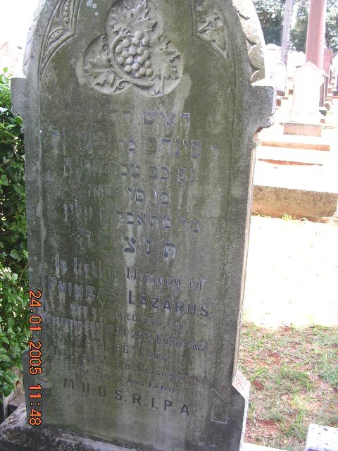 LAZARUS Phineas -1934