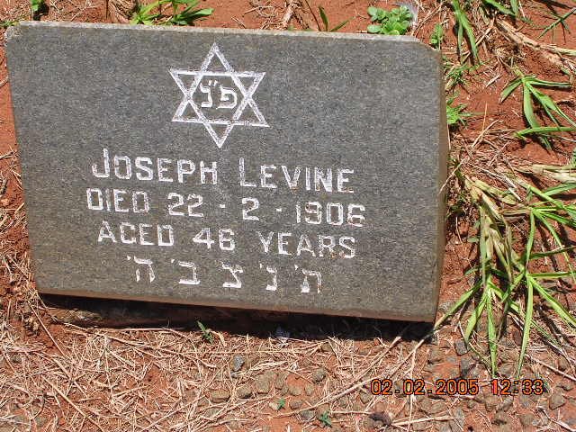 LEVINE Joseph -1906