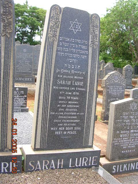 LURIE Sarah -1979