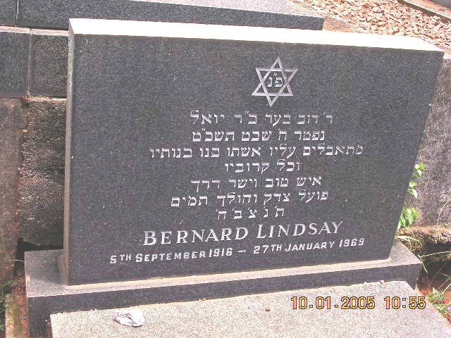 LINDSAY Bernard 1916-1969