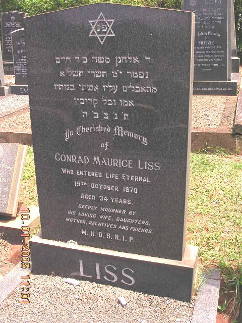 LISS Conrad Maurice -1970