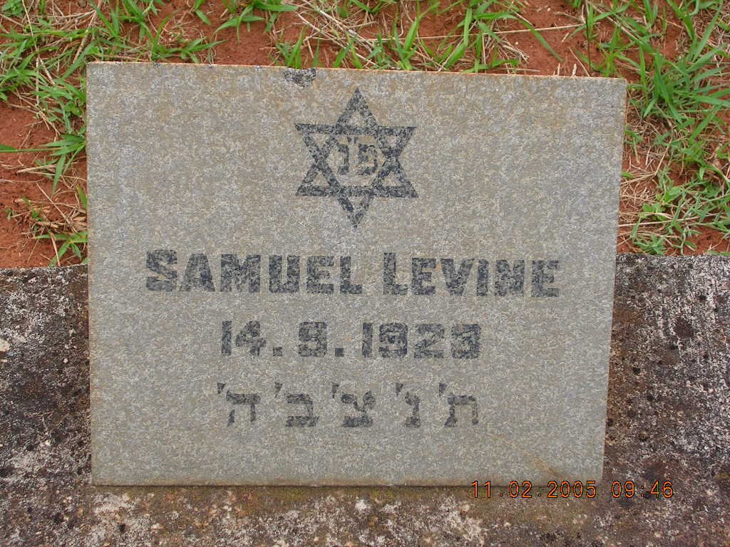 LEVINE Samuel -1928