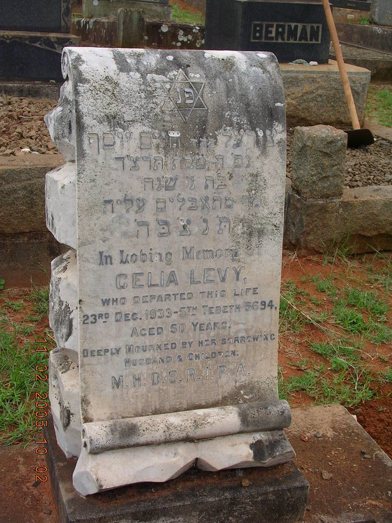 LEVY Celia -1933