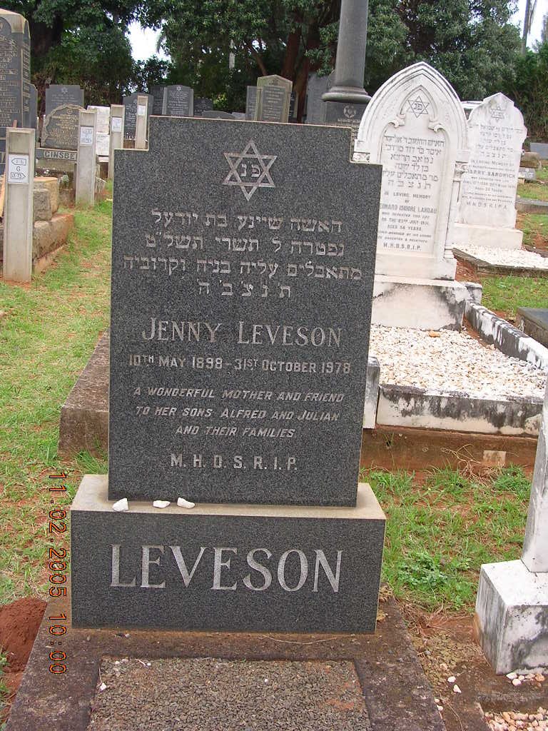 LEVESON Jenny -1978