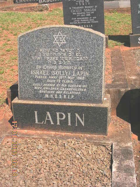 LAPIN Israel -1962