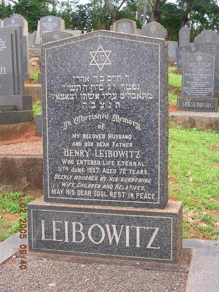 LEIBOWITZ Henry -1957