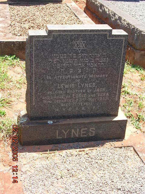 LYNES Lewis -1955