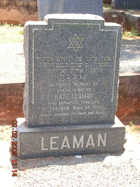 LEAMAN Kate -1956