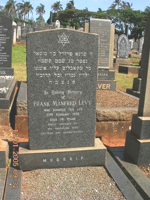 LEVY Frank Manfred -1968