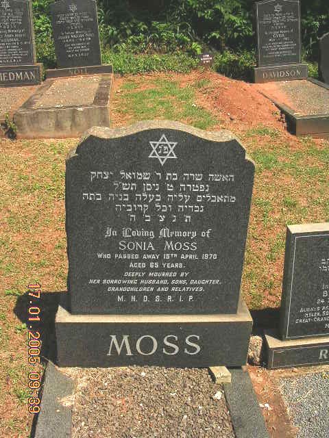 MOSS Sonia -1970